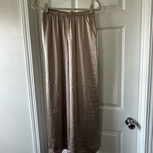 Shiny beige pants(xs)